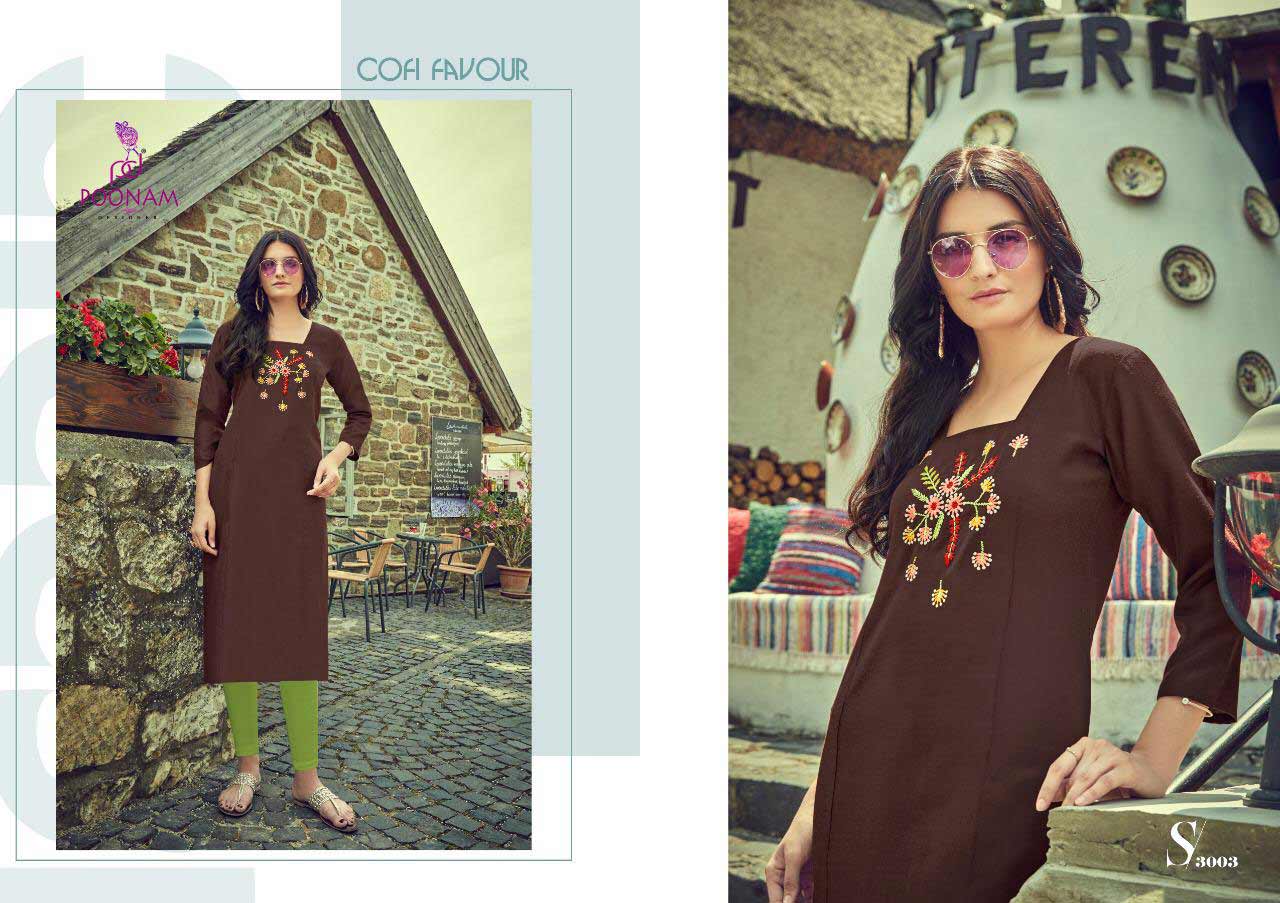Poonam Designer Riva Vol-3 Cotton Kurti Clothing Poonam Designer Riva Vol-3 Cotton Kurti Clothing